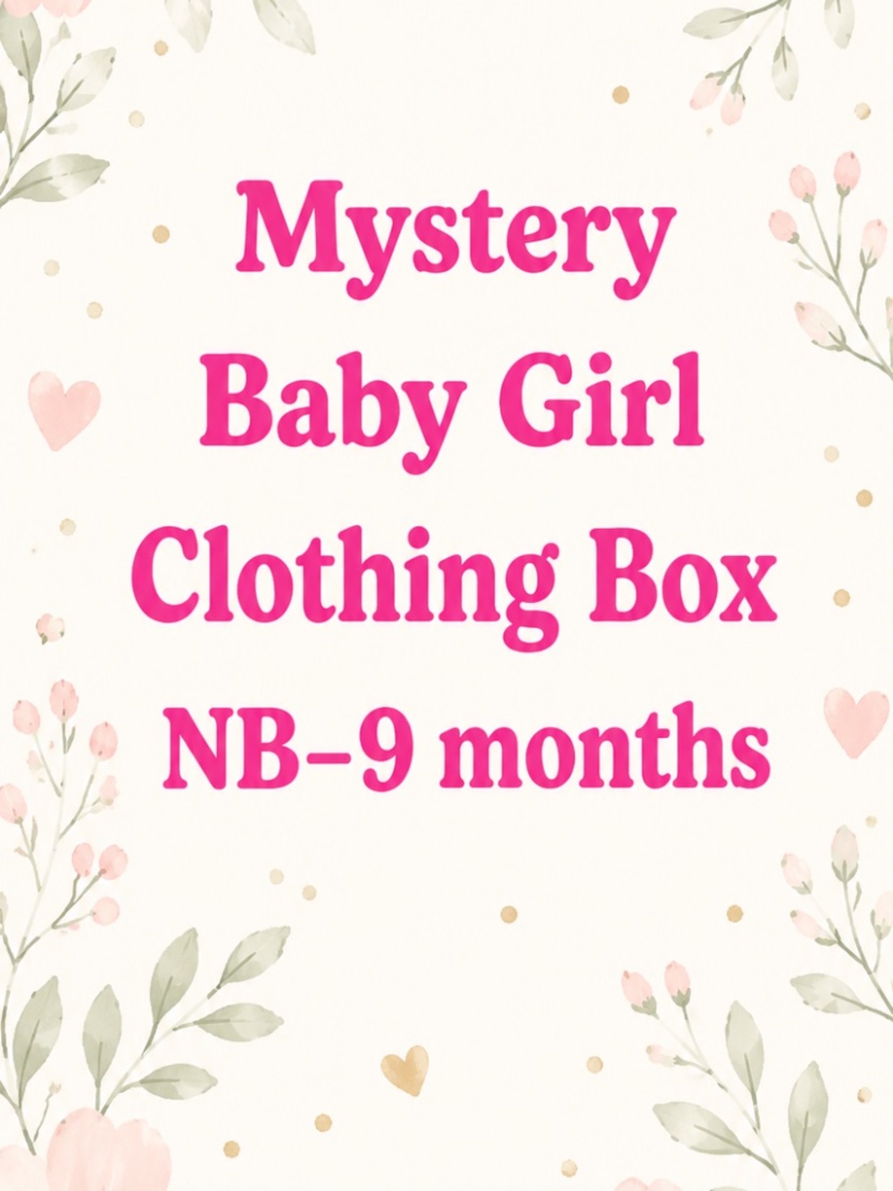 Mystery Baby Girl Clothing Box